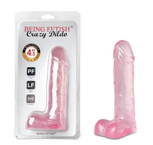 4.5'' Mini Realistic Dildo in Clear Pink Color My Store
