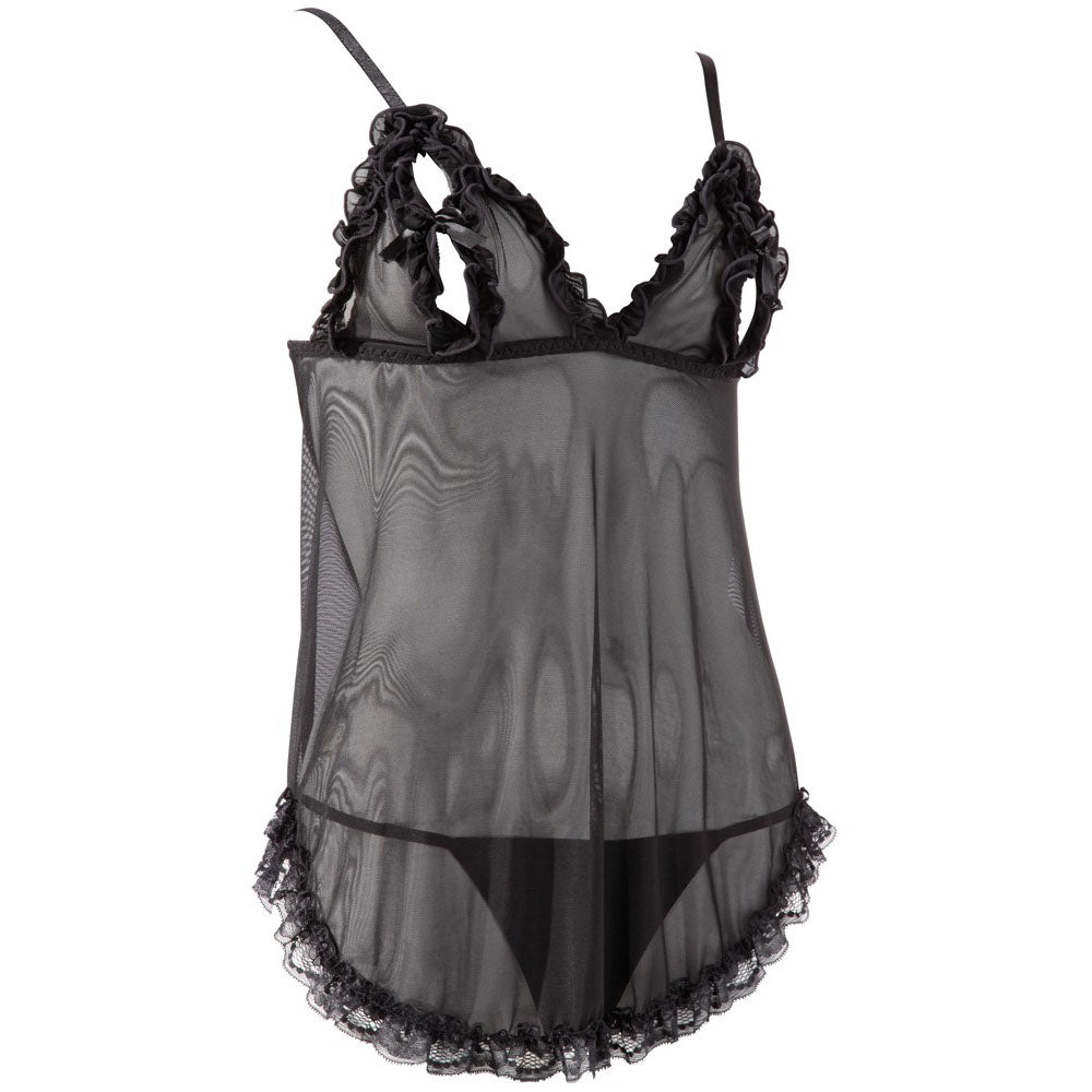 Cottelli Open Babydoll And String Back My Store