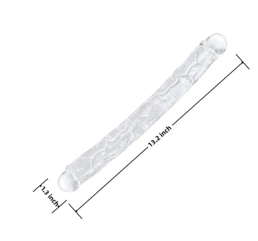 13.20'' Clear Body-Safe TPE Double Ended Dildo My Store