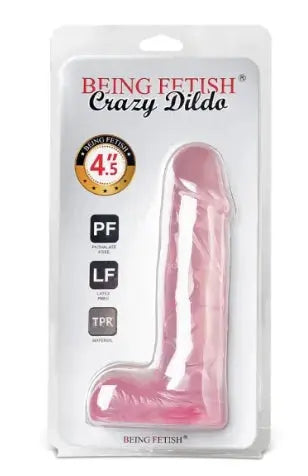4.5'' Mini Realistic Dildo in Clear Pink Color My Store