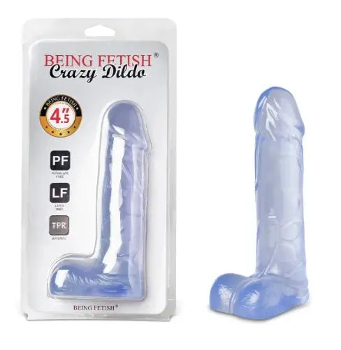 4.5'' Mini Realistic Dildo in Clear Purple Color My Store