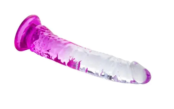 Clear & Purple TPE 3-Piece Dildo Set My Store