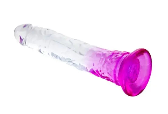 Clear & Purple TPE 3-Piece Dildo Set My Store