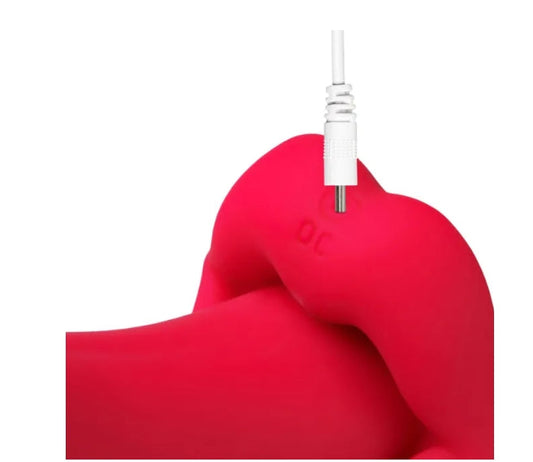 Red 10-Speed Mini Vibrating Tongue with Remote My Store