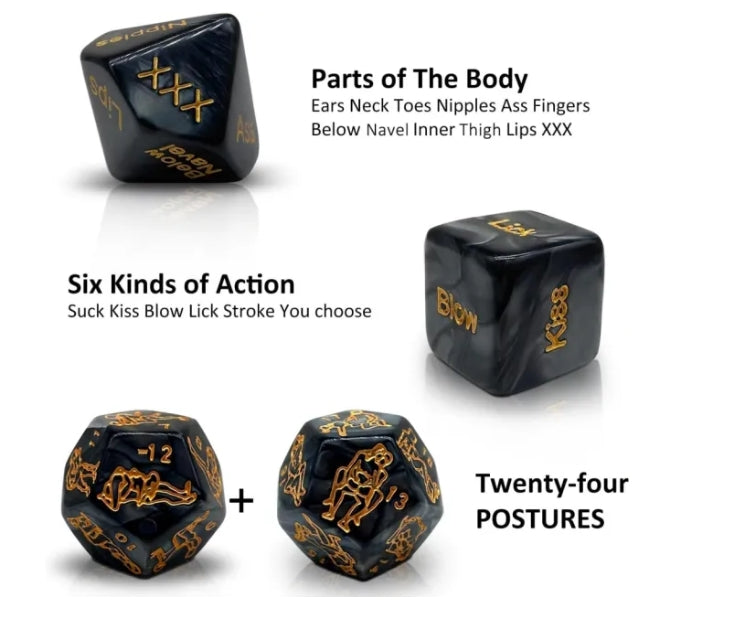 4Pcs Date Night Dice for Couple My Store